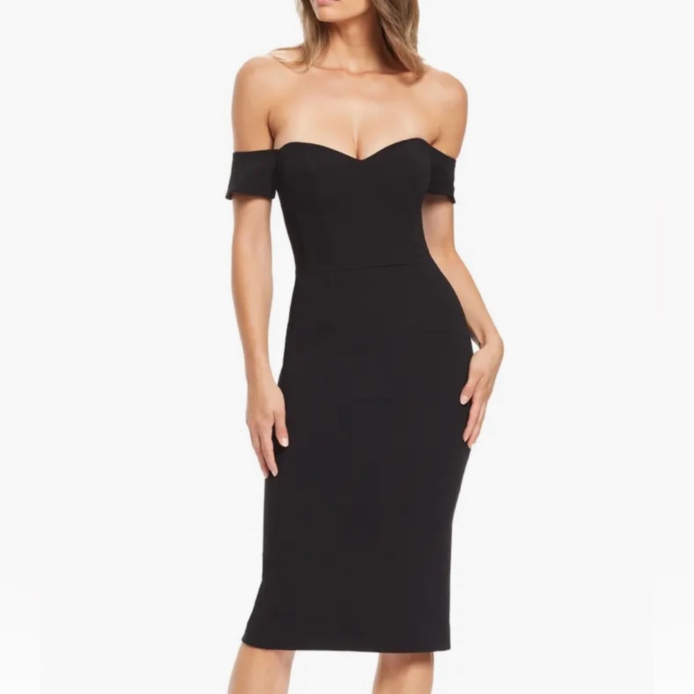 Dress the population Bailey Off the Shoulder Body-Con Dress